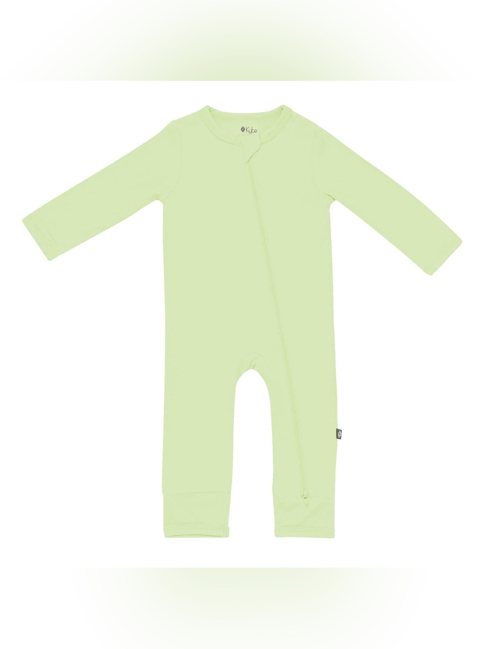 Kyte Baby Zippered Romper in Pistachio / 2T